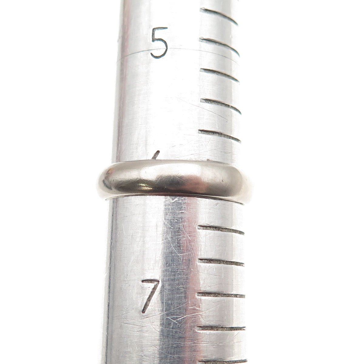 Uncas 925 Sterling Silver Vintage Classic Wedding Band Ring Size 6.25