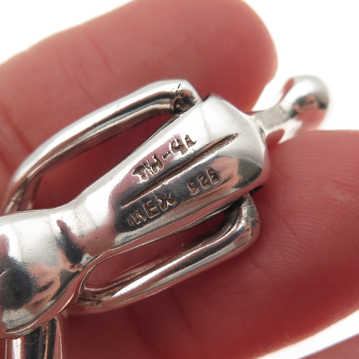 925 Sterling Silver Vintage Modernist Woman Articulated Charm Pendant