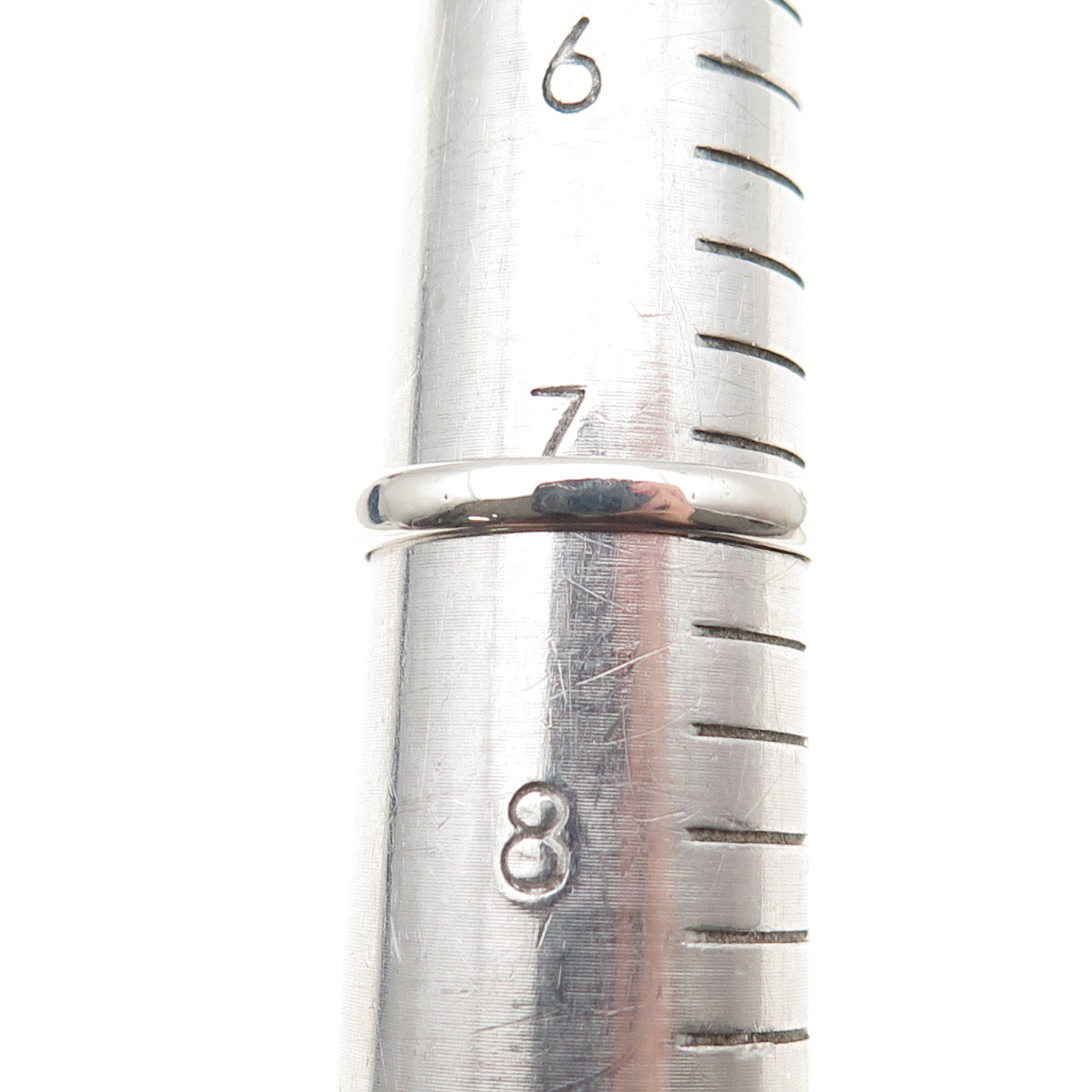 Charles Winston 925 Sterling Silver Vintage Spiral Oxidized Ring Size 7.25