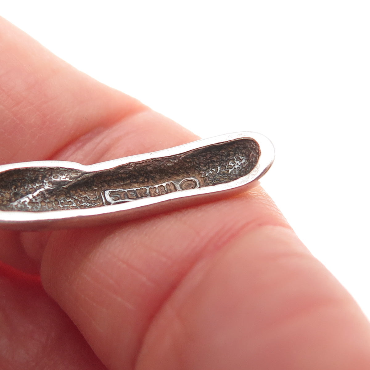 KABANA 925 Sterling Silver Vintage Pear-Cut C Z Adjustable Cuff Bracelet 6.75"