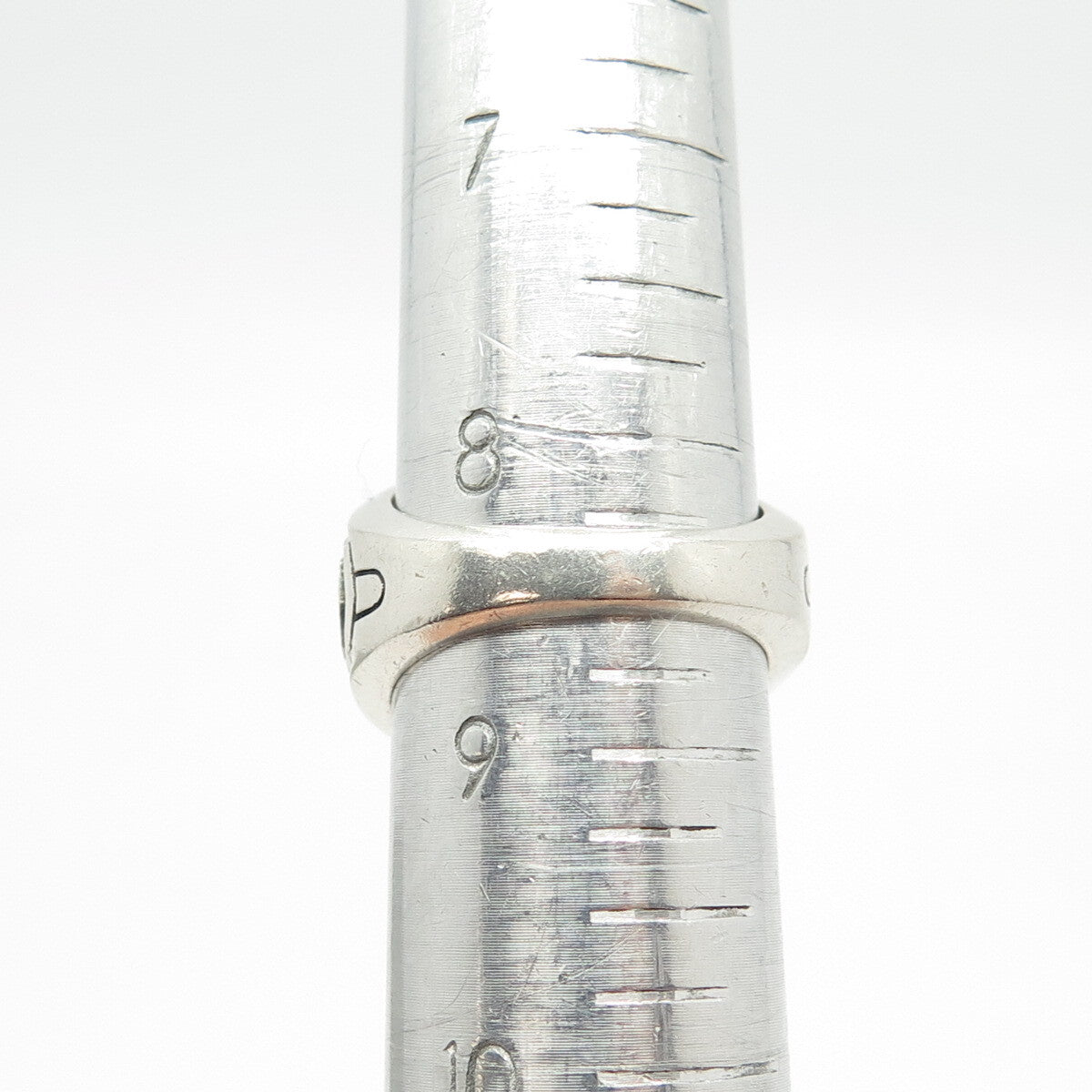 925 Sterling Silver Reed Black Spinel I.S. Dreyfus 2009 School Ring Size 8.5