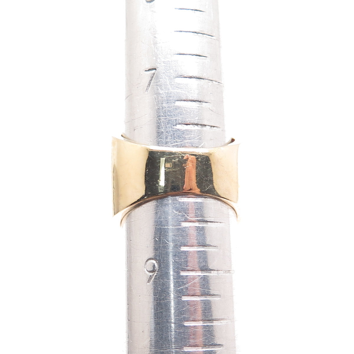 FADI 925 Sterling Silver Gold Plated Lab-Created Ruby & C Z Ring Size 8.25