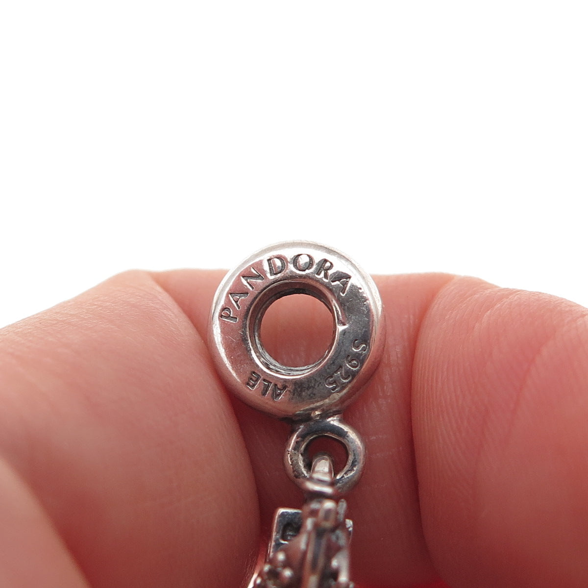 Pandora 925 Sterling Silver C Z Venice Gondola Dangle Charm