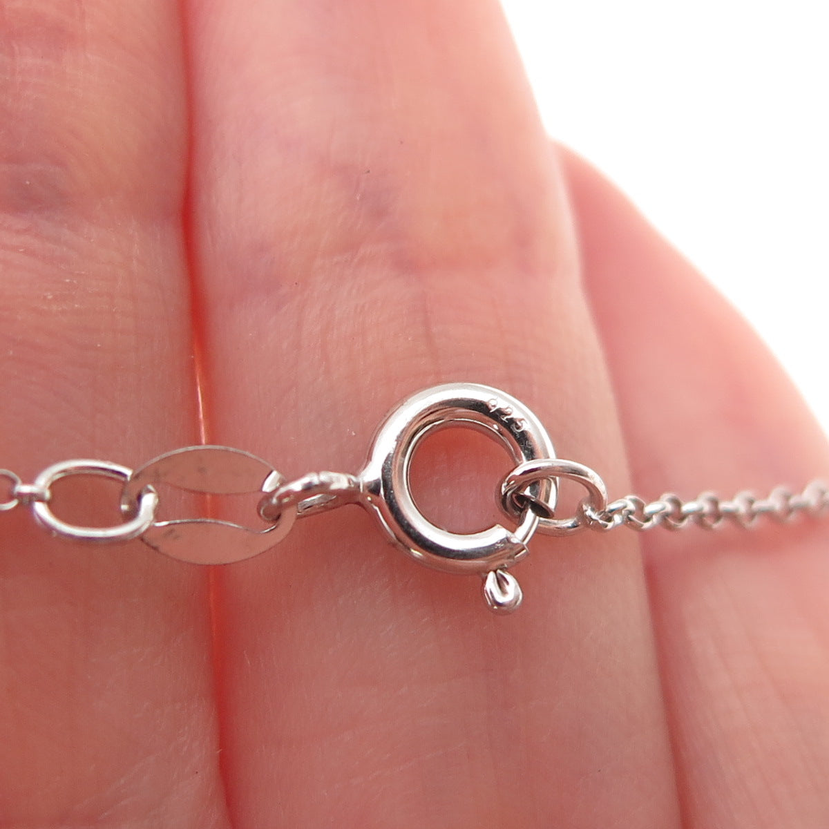 Bradford Sterling Silver C Z If Tears Could Build A Stairway Cross Necklace 18"