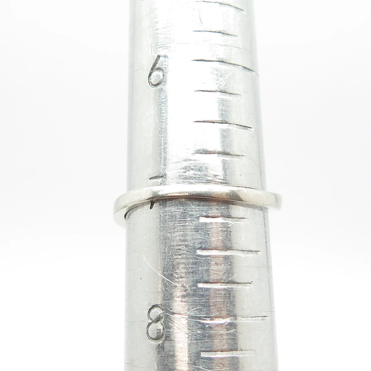 925 Sterling Silver Vintage C Z Leaf Ring Size 7
