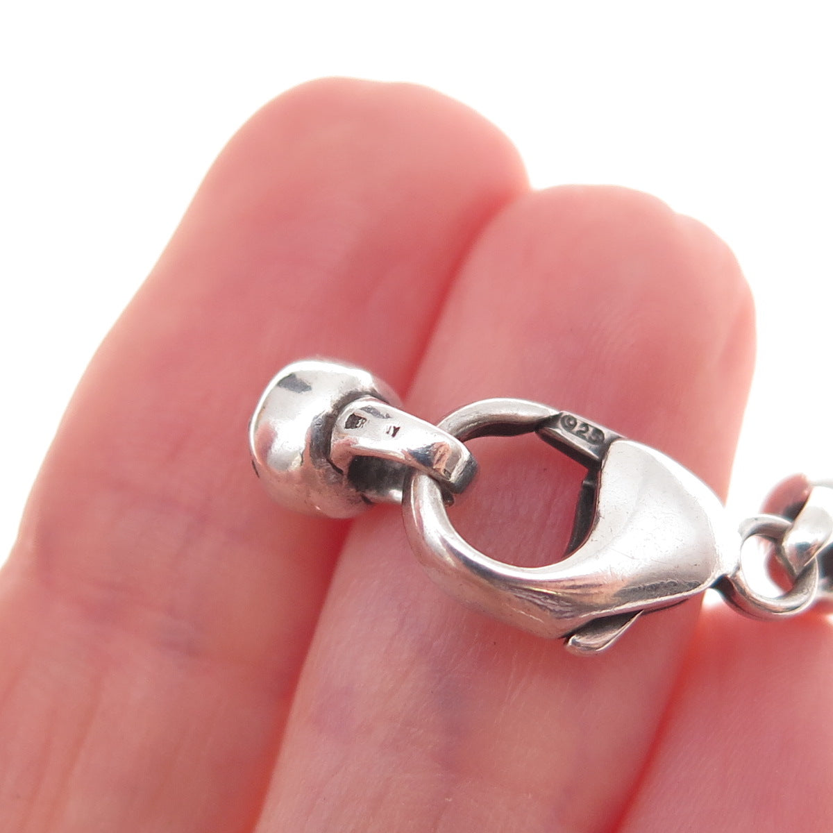 Ted Ott 925 Sterling Silver Vintage Bracelet / Necklace Lobster Lock Clasp