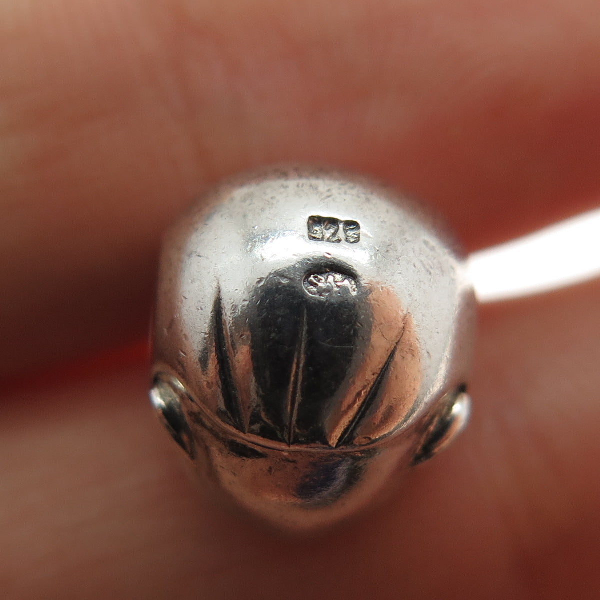 Reflection Beads 925 Sterling Silver Little Boy's Head Slide Bead Charm
