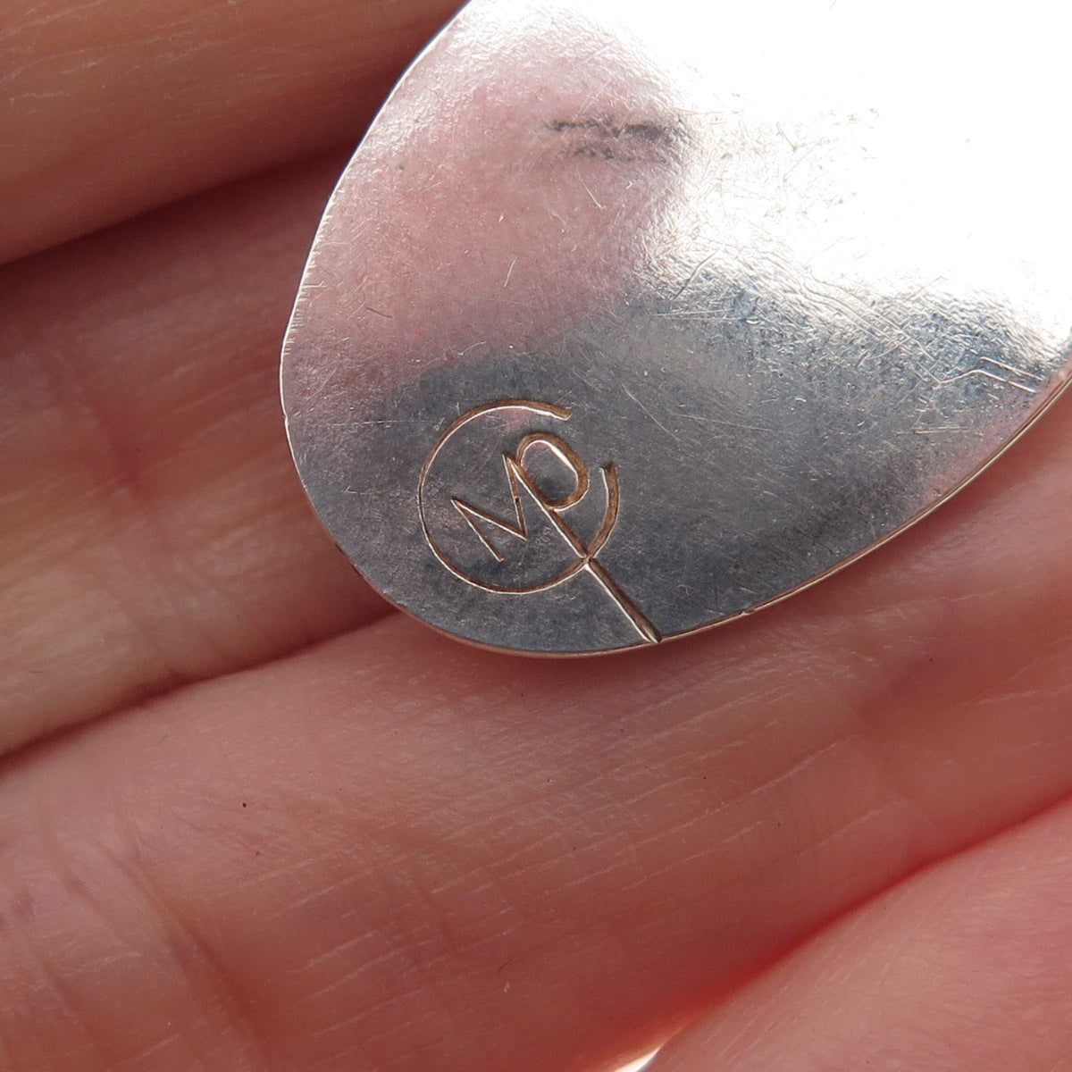 Ray Van Cleve Sterling Silver Vintage Trilobite Fossil Oxidized Charm Pendant