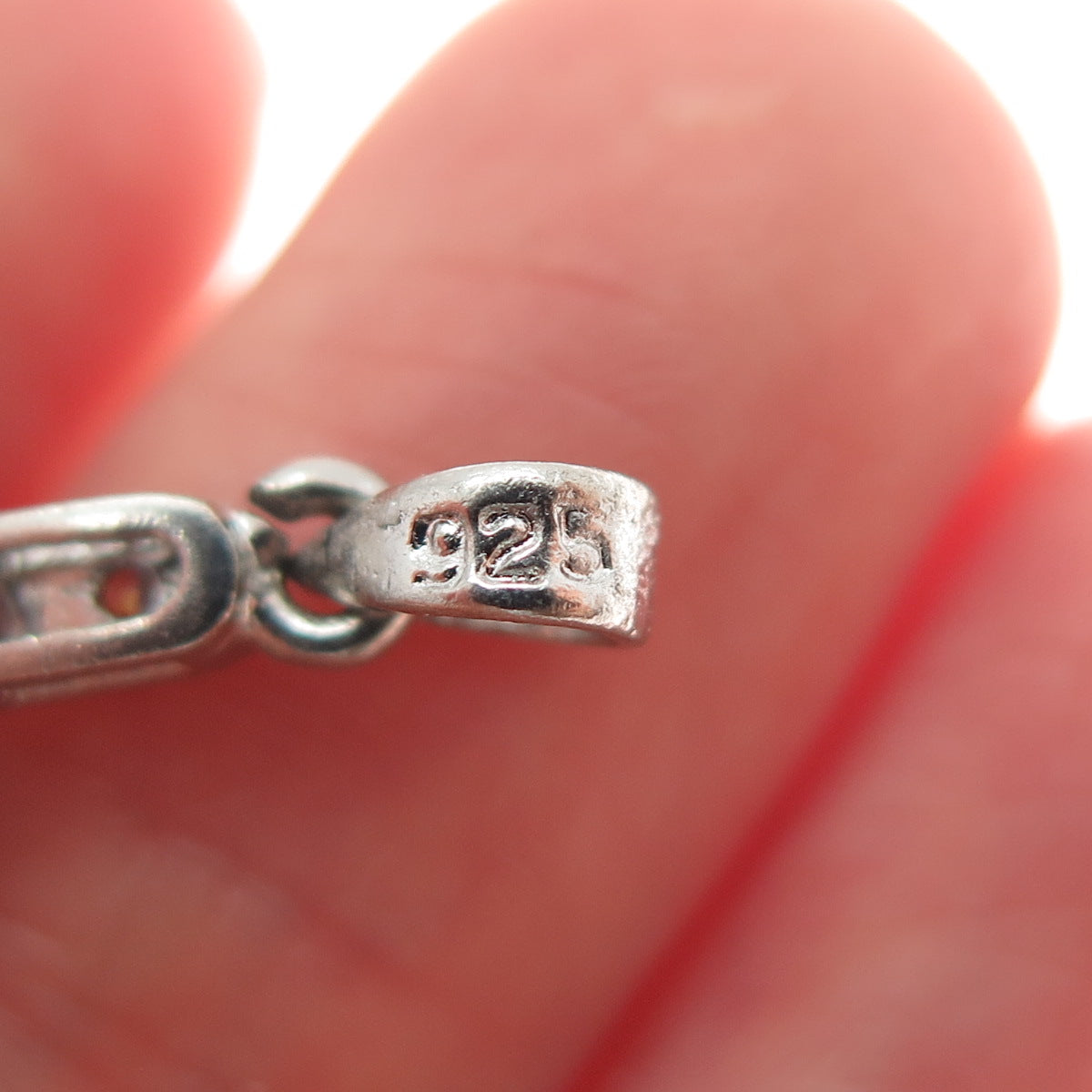 925 Sterling Silver Round-Cut C Z Cross Charm Pendant