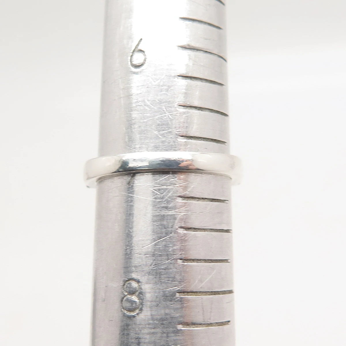 925 Sterling Silver Round-Cut C Z Ring Size 7