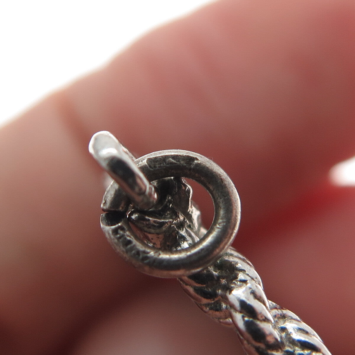 ELCO 925 Sterling Silver Vintage "Happy Anniversary" Charm Pendant
