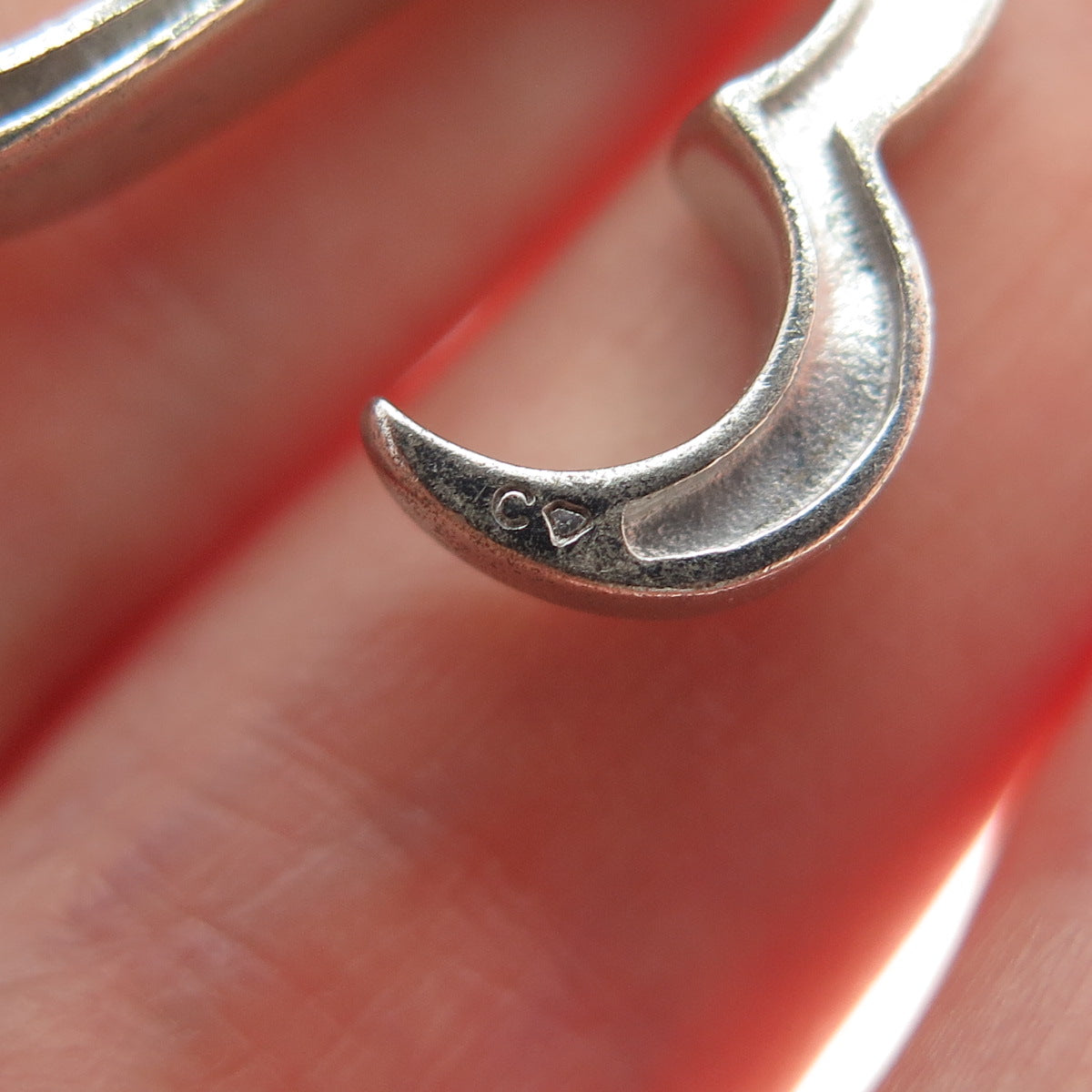 925 Sterling Silver Open Heart Slide Pendant