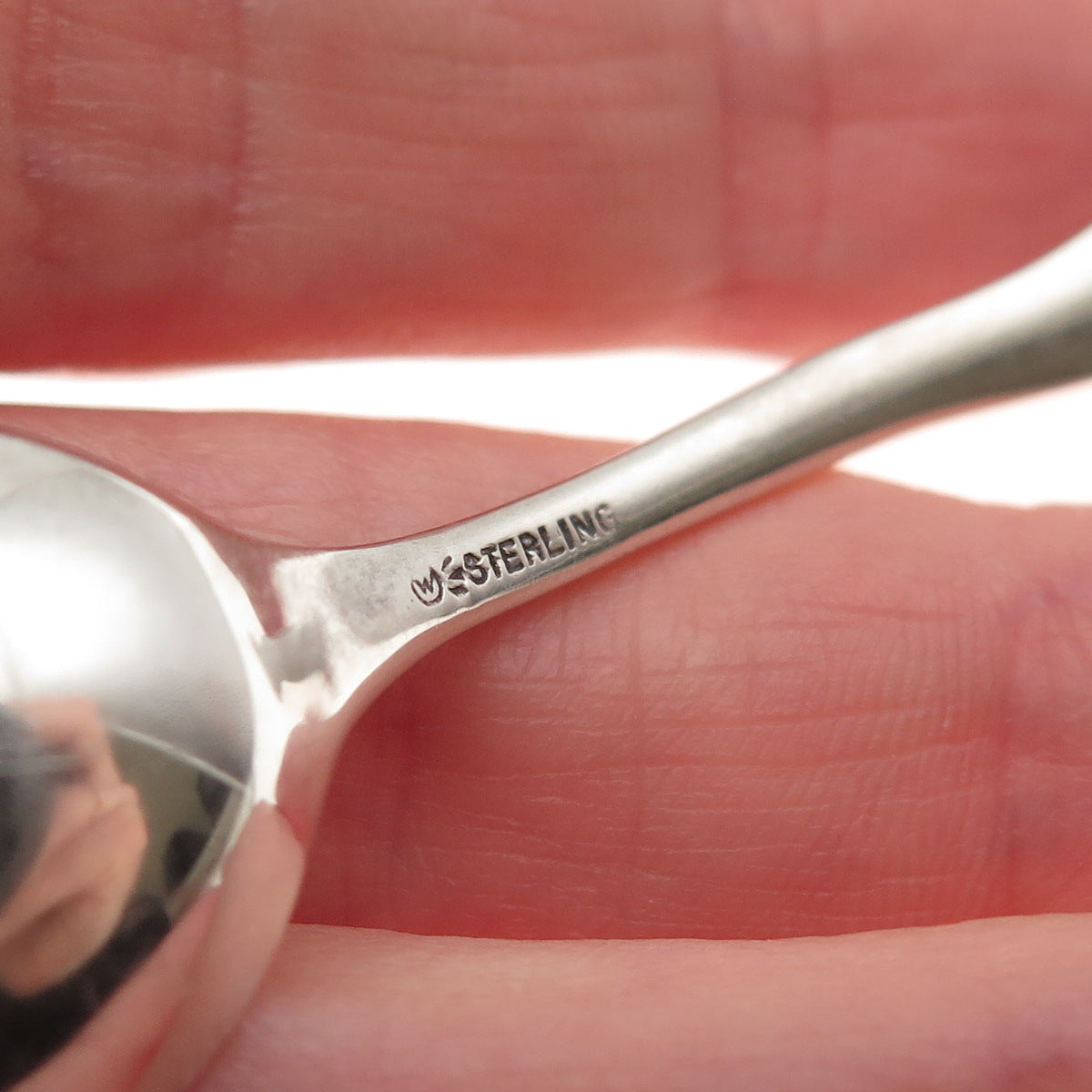 Frank M. Whiting & Co 925 Sterling Silver Antique Art Deco New York Coffee Spoon