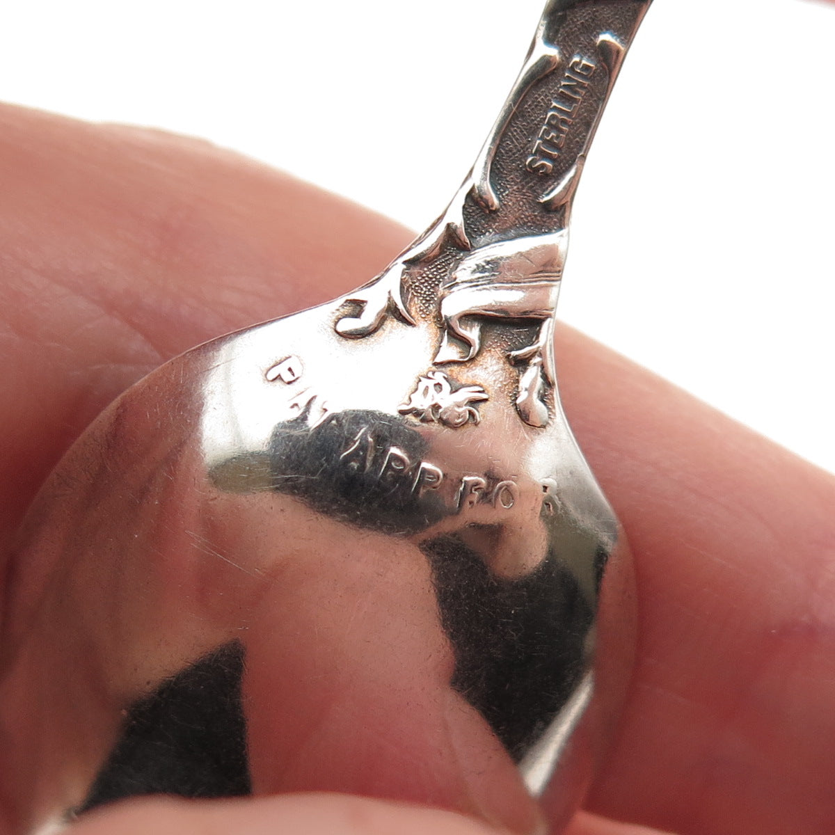 Alvin 925 Sterling Silver Antique 1893 World's Columbian Exposition Coffee Spoon