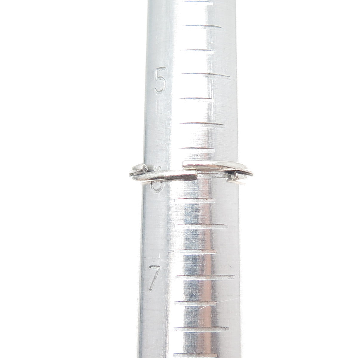 BEAU Sterling Silver Antique Tyrone Turquoise Filigree Adjustable Ring Size 6