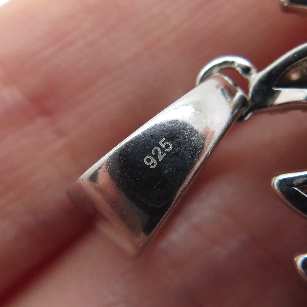 925 Sterling Silver 2-Tone Enamel Round-Cut C Z Super Saiyan Goku Charm Pendant