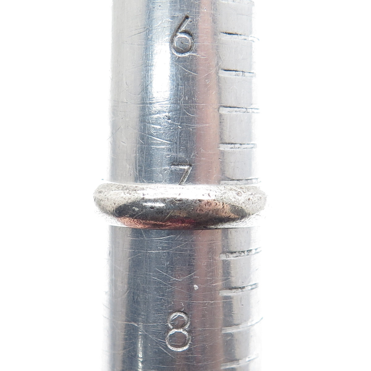 DOUG PAULUS 925 Sterling Silver Vintage Real Moonstone Spiral Ring Size 7.25