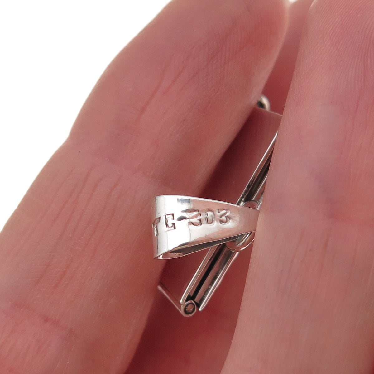 925 Sterling Silver Vintage Mexico Heart Locket Charm Pendant