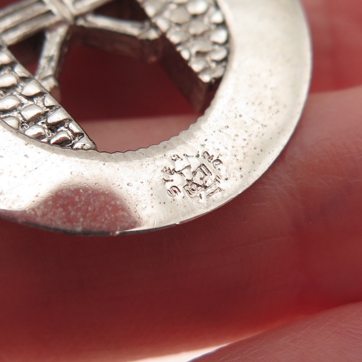 925 Sterling Silver Vintage Bermuda Somerset Bridge Charm Pendant