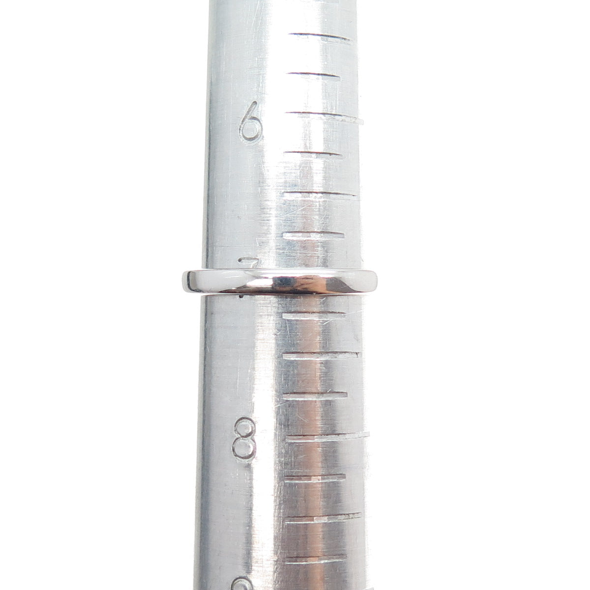 925 Sterling Silver Real Round-Cut Diamond & Amethyst Ring Size 7