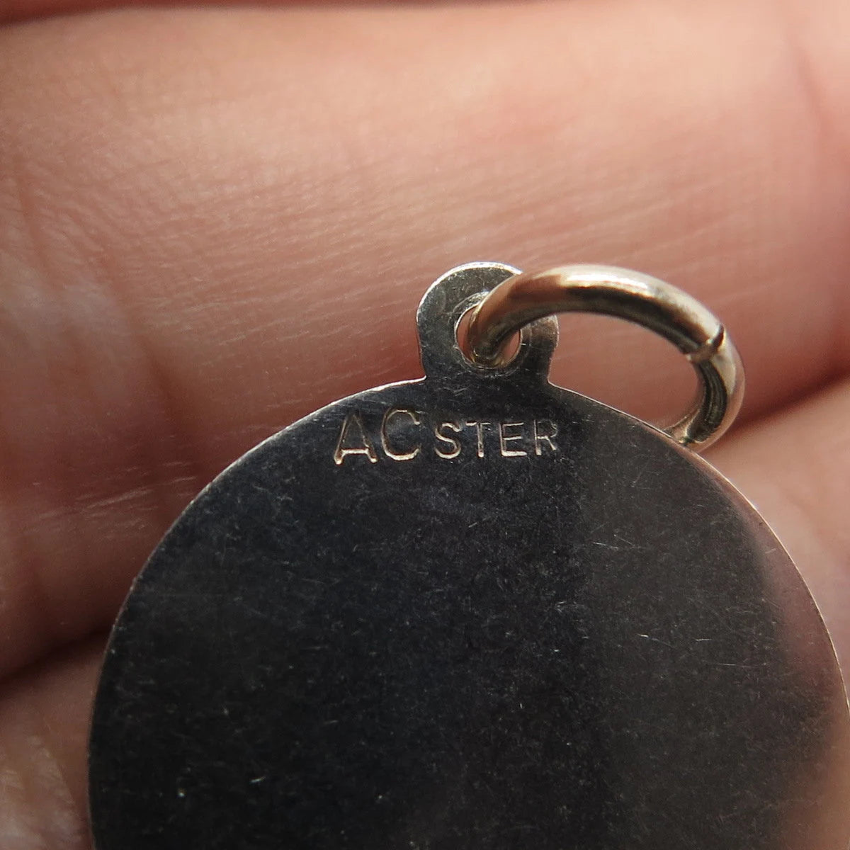 925 Sterling Silver Vintage "To My Bridesmaid" Charm Pendant