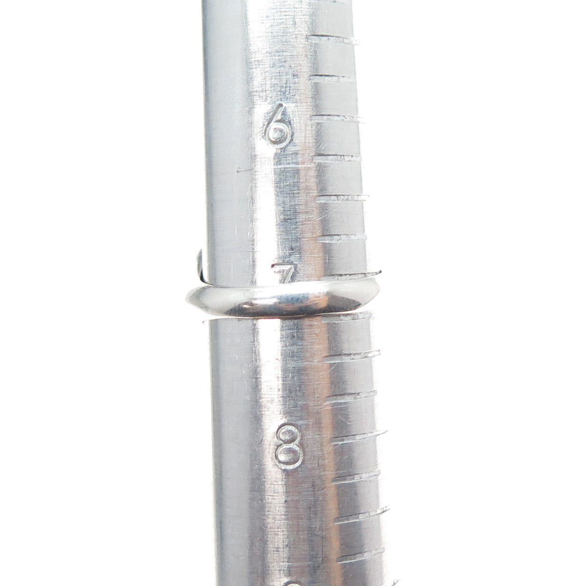 925 Sterling Vintage Real MOP Lab-Created Ruby Multi-C Z Cameo Ring Size 7.25