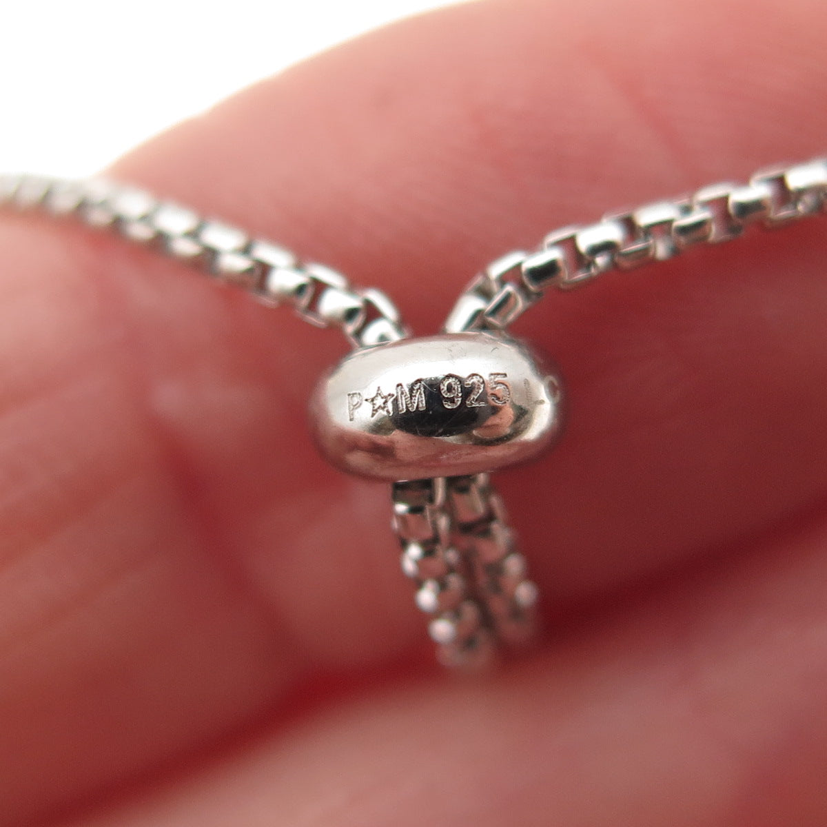 925 Sterling Silver Real Chrome Diopside & C Z Adjustable Bolo Bracelet 6-9.75"