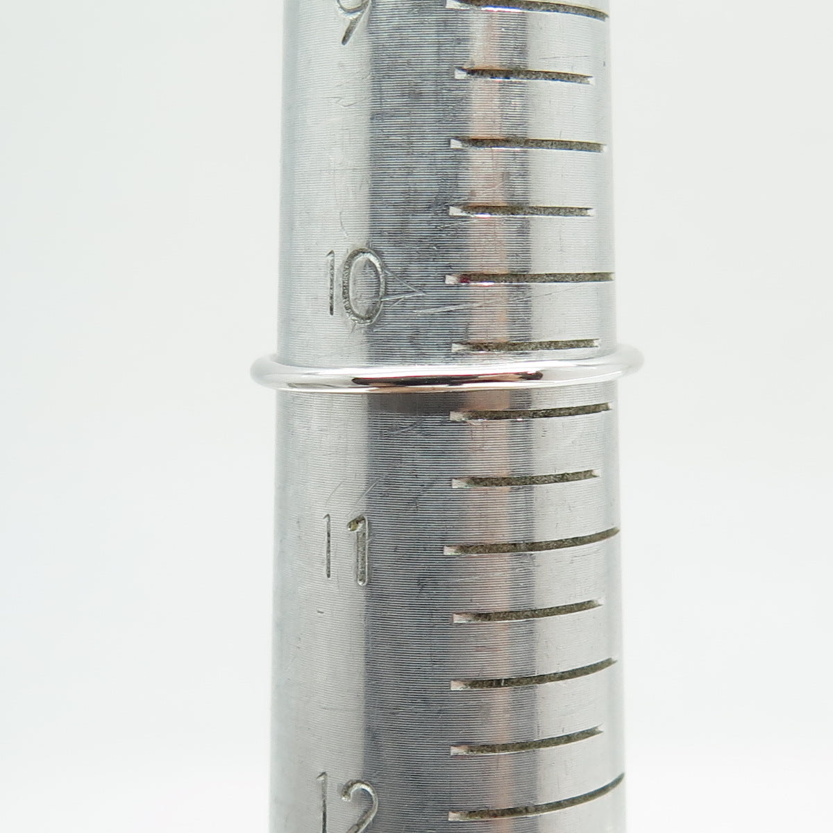 925 Sterling Silver Real Emerald-Cut Citrine Gemstone Minimalist Ring Size 10.5