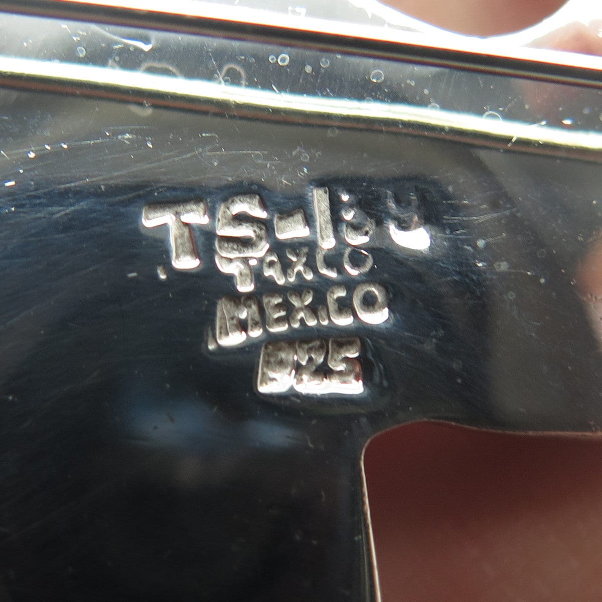 925 Sterling Silver Vintage Mexico Modernist Pin Brooch