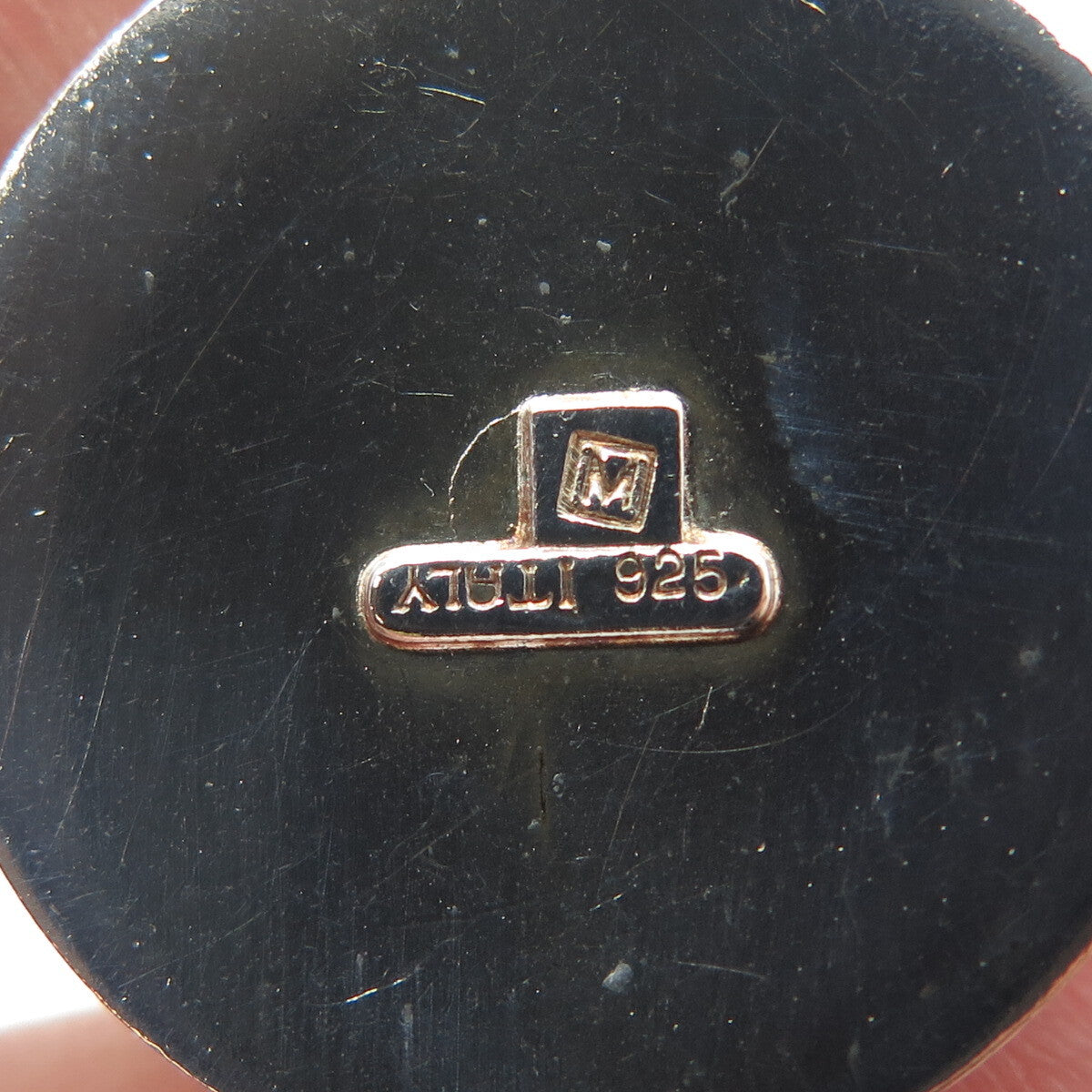 925 Sterling Silver Vintage Italy Modernist Geometric Pin Brooch