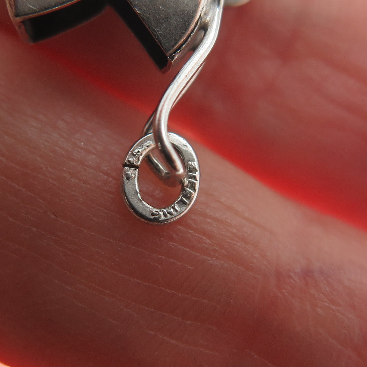 CARL ART 925 Sterling Silver Antique Baby Carriage Minimalist 3D Charm Pendant