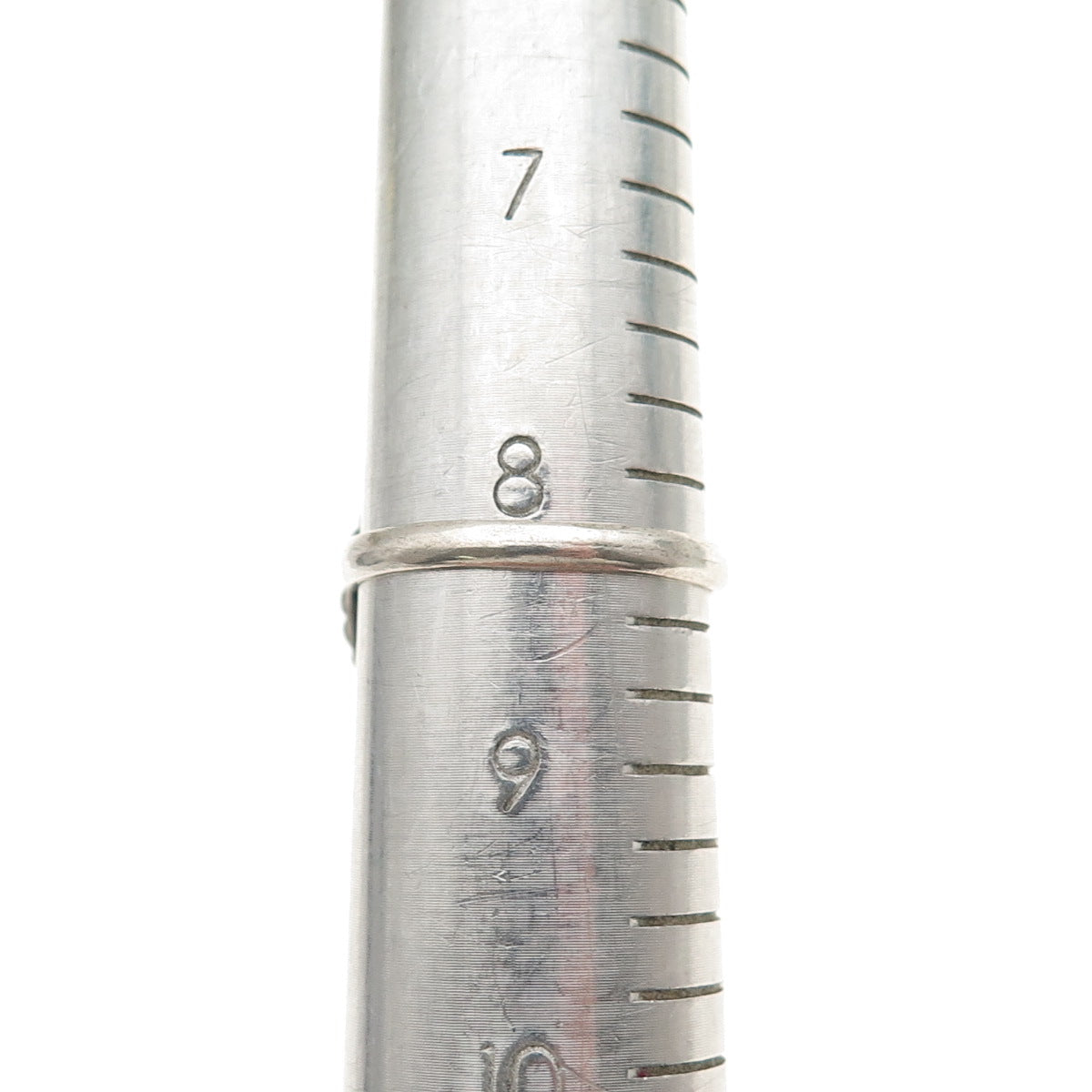 Old Pawn 925 Sterling Silver Vintage Kingman Turquoise Tribal Ring Size 8.25