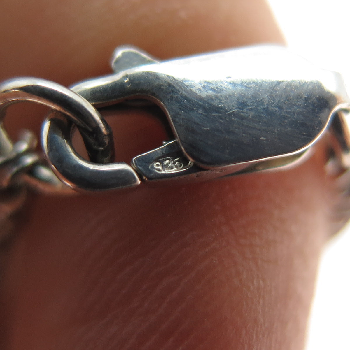 ANATOLI 925 Sterling Silver 18K Gold Real Green Amethyst Chain Necklace 18"