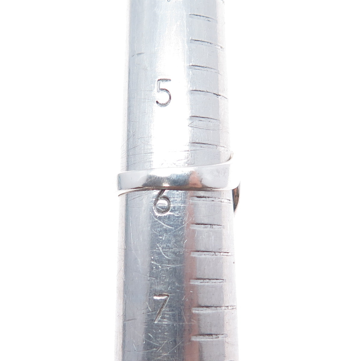 925 Sterling Silver Vintage Real Turquoise Modernist Ring Size 6