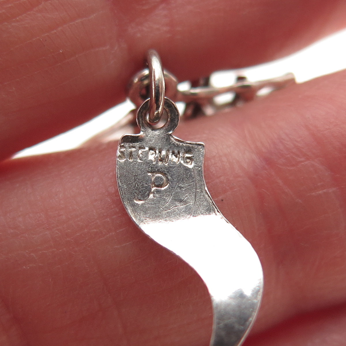 Pacific Jewelry Sterling Silver Vintage Virginia Beach Sailing Ship Mini Pendant