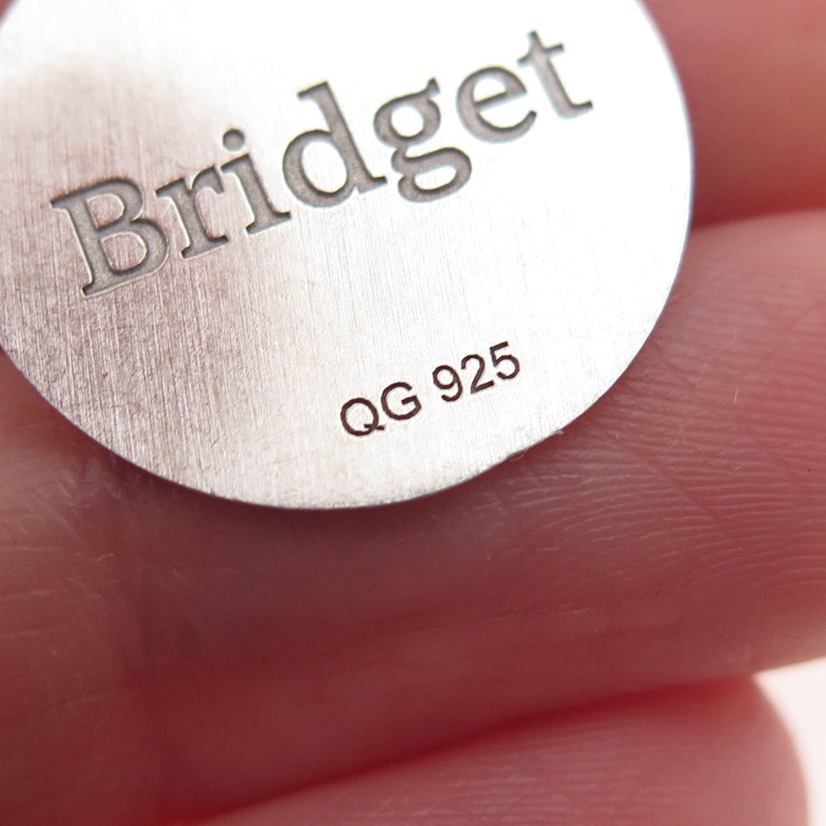 925 Sterling Silver Vintage Volleyball Number 7 Bridget Charm Pendant