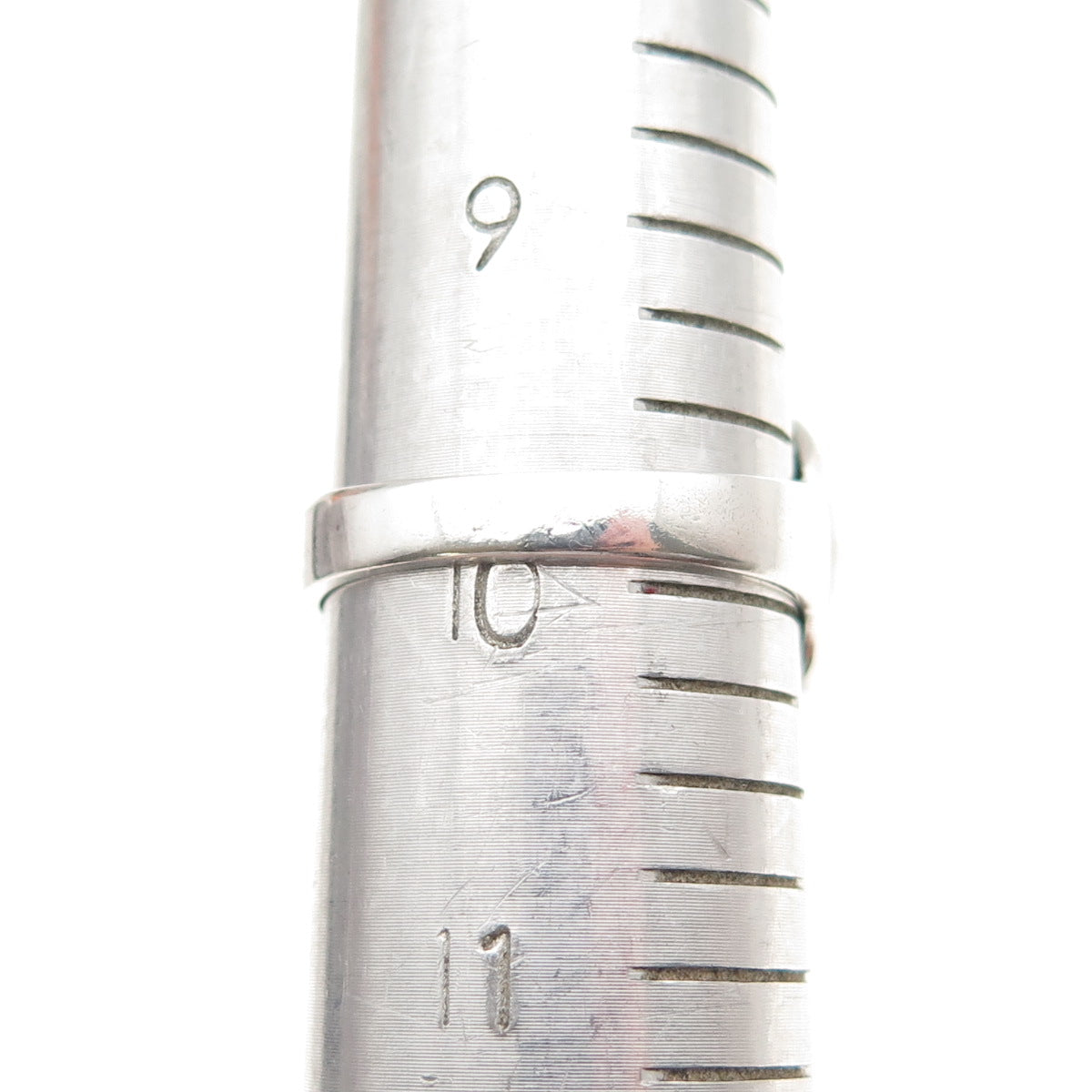 MICHAEL ANTHONY 925 Sterling Silver 14K Gold Vintage Modernist Dome Ring Size 10