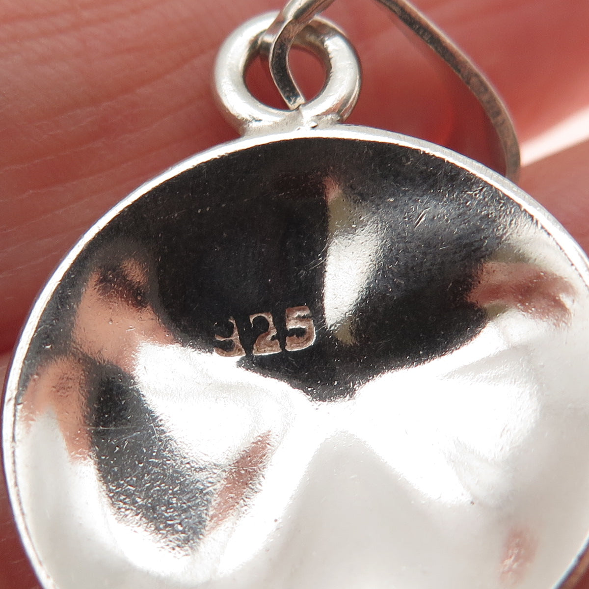 925 Sterling Silver Vintage Sand Dollar Charm Pendant