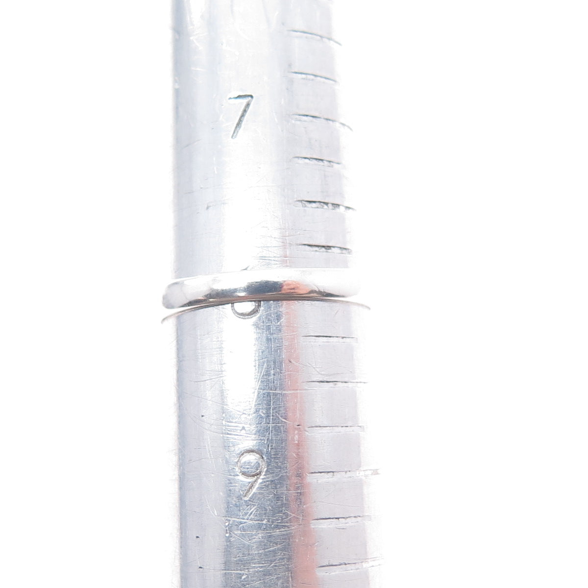 925 Sterling Silver Round-Cut Lavender & White C Z Ring Size 8