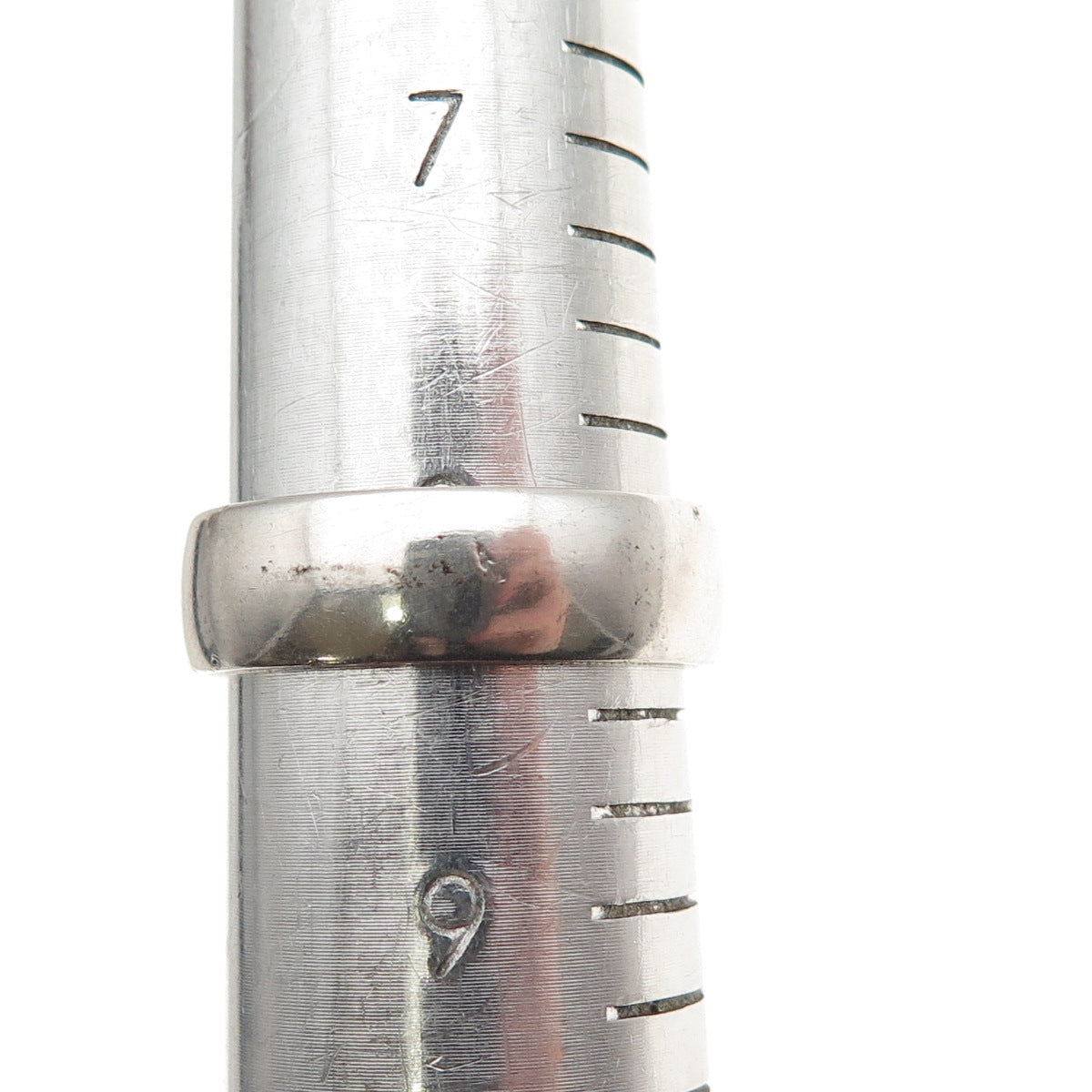 750 Silver Antique 1944 USA Philippines 50 Centavos Coin Band Ring Size 8.5