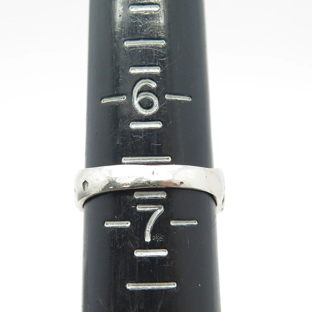 925 Sterling Silver Vintage Swirl Ring Size 6.75