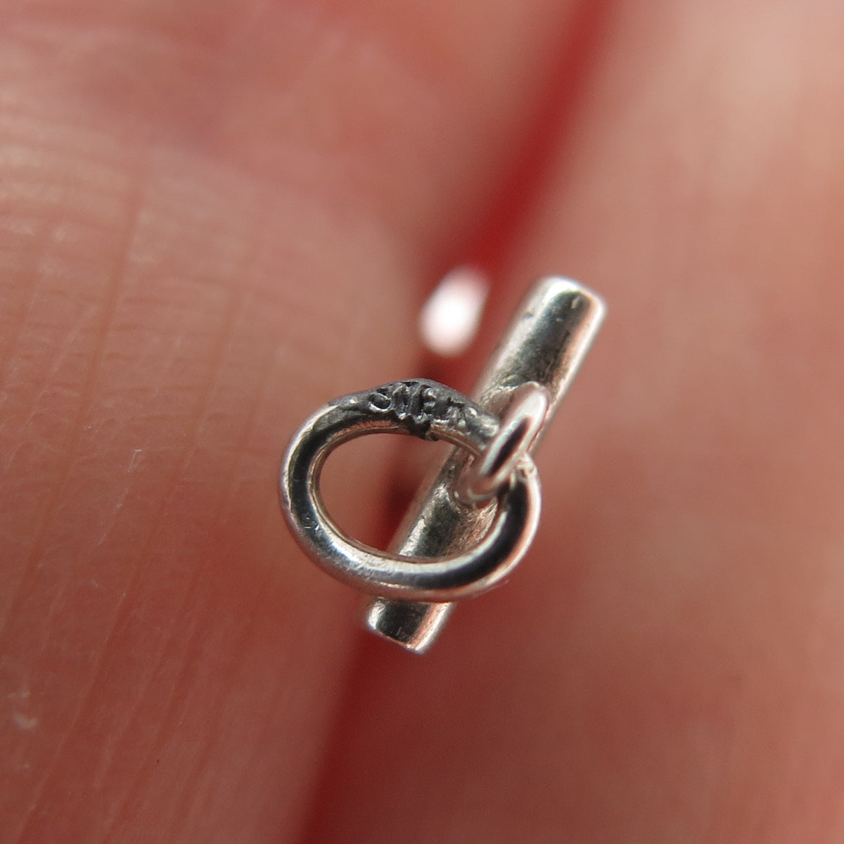 925 Sterling Silver Antique Art Deco Push Roller Movable Mini Charm Pendant