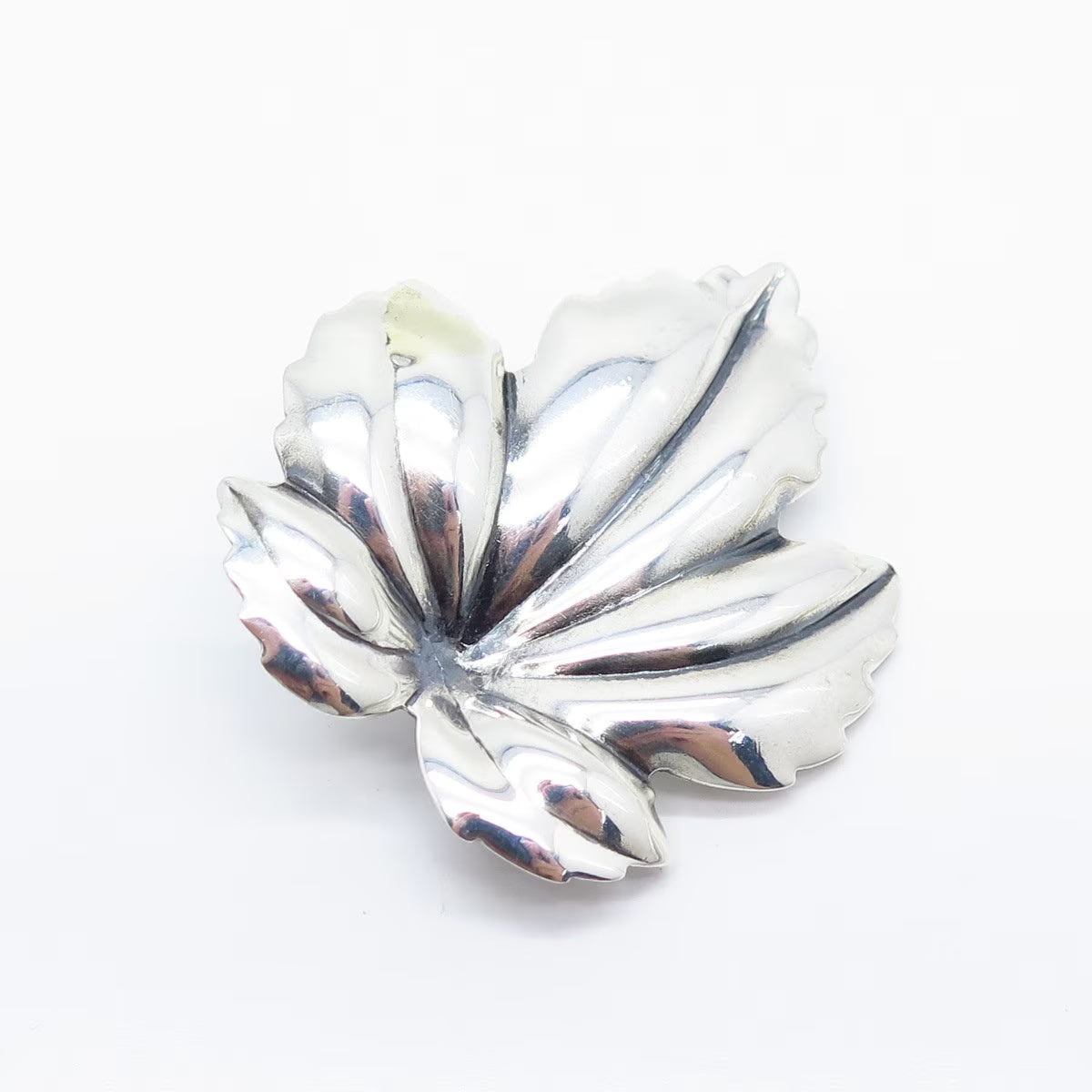925 Sterling Silver Vintage Jewelart Maple Leaf Pin Brooch