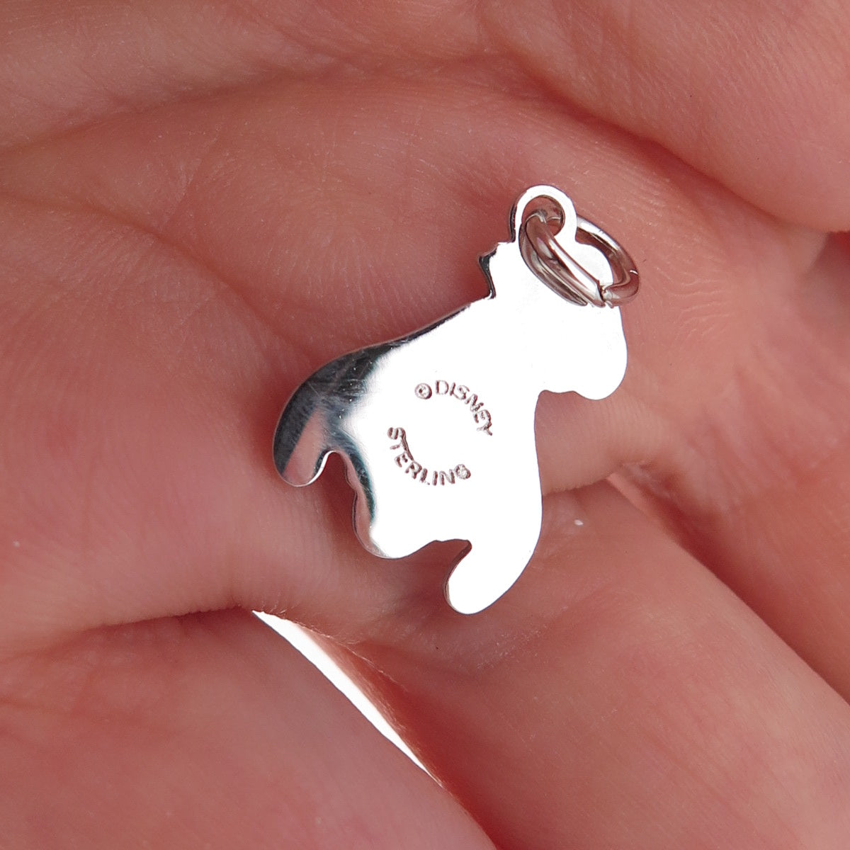 Disney 925 Sterling Silver Vintage Goofy Charm Pendant