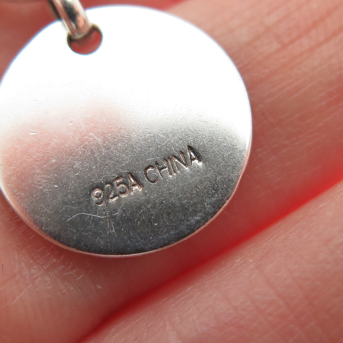 925 Sterling Silver Vintage Dream Hope Believe Charm Pendant