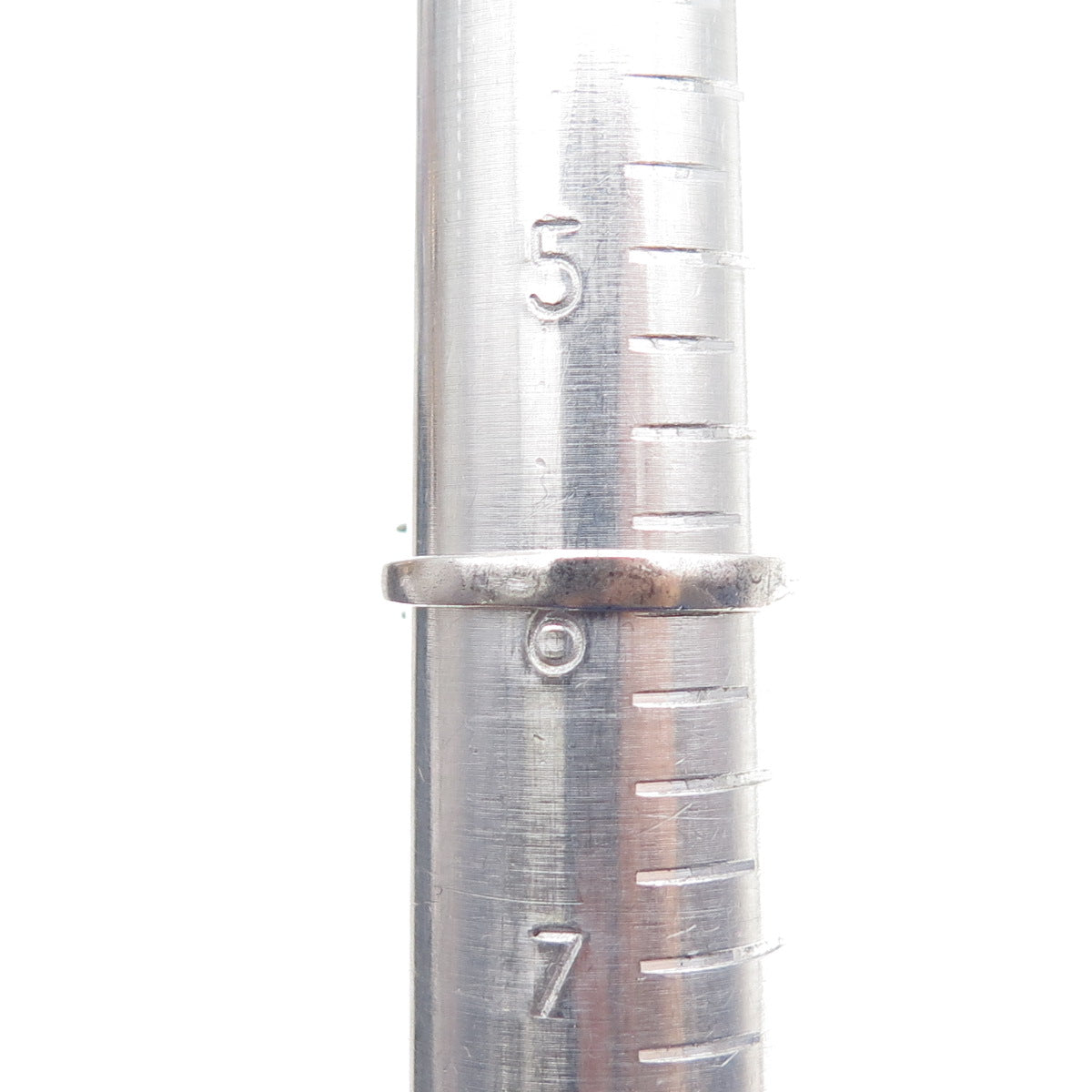 925 Sterling Silver Vintage Real Oval-Cut Amethyst & Round-Cut C Z Ring Size 6