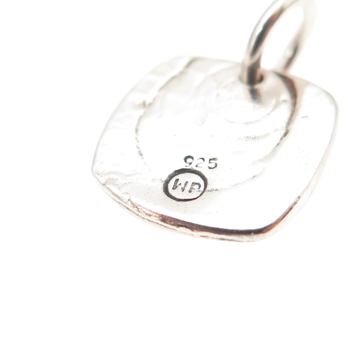 Waxing Poetic Sterling Silver Vintage Letter R Initial Stamp Seal Charm Pendant