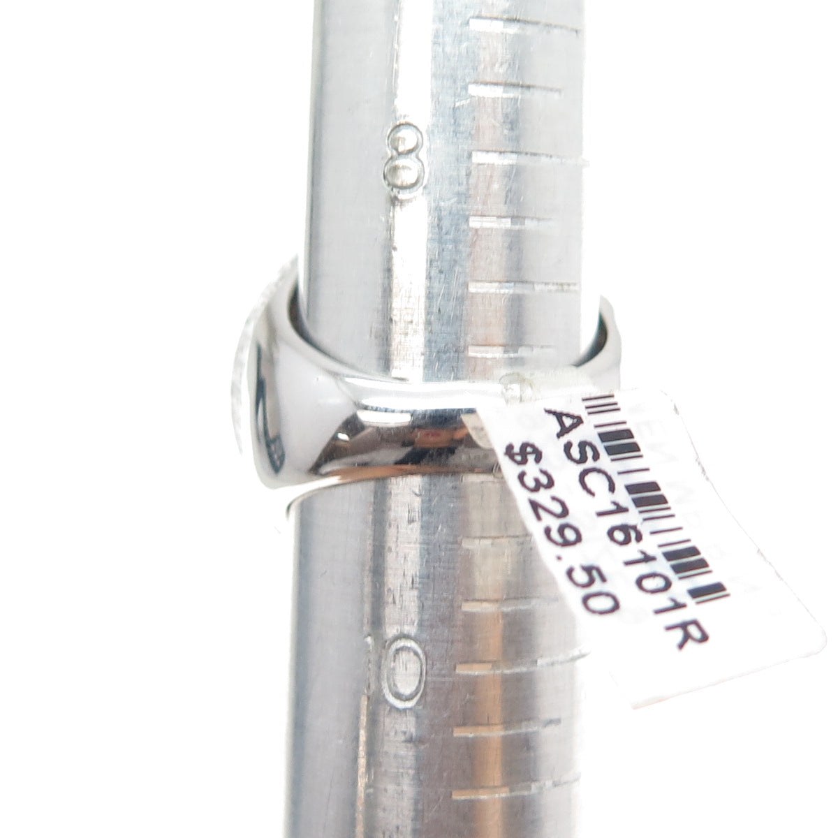 925 Sterling Silver Round-Cut C Z Dome Ring Size 9.25