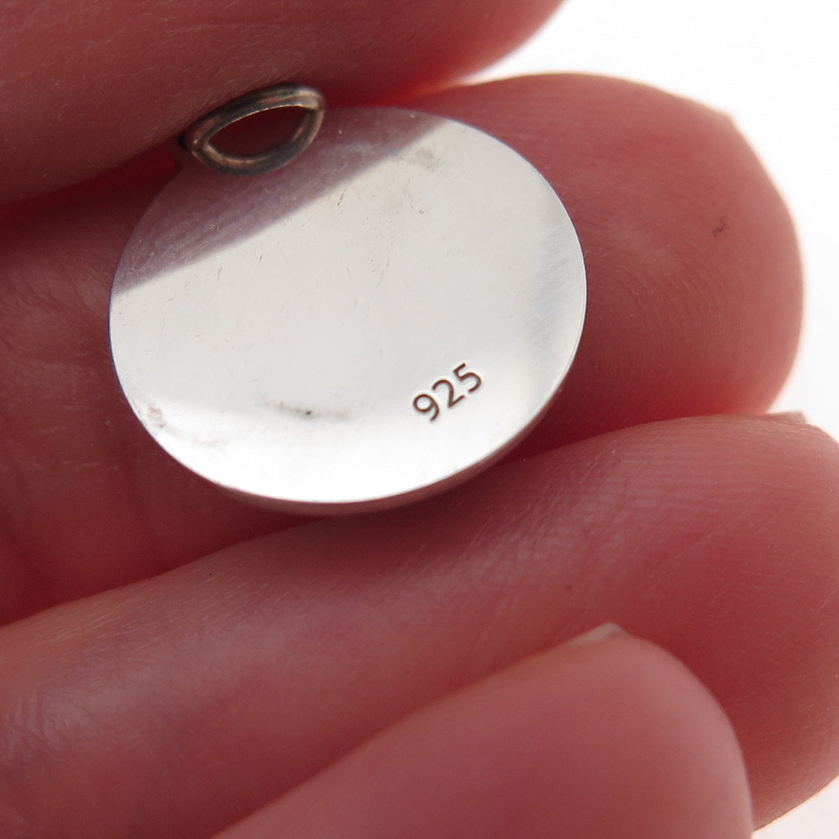 925 Sterling Silver Blue Enamel Gemini Zodiac Sign Charm Pendant