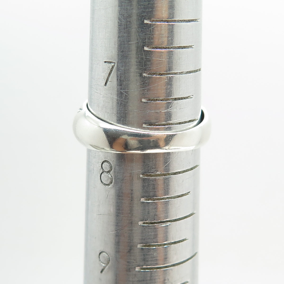 CHAPAL ZENRAY 925 Sterling Silver Vintage Animal Pattern Oxidized Ring Size 7.75